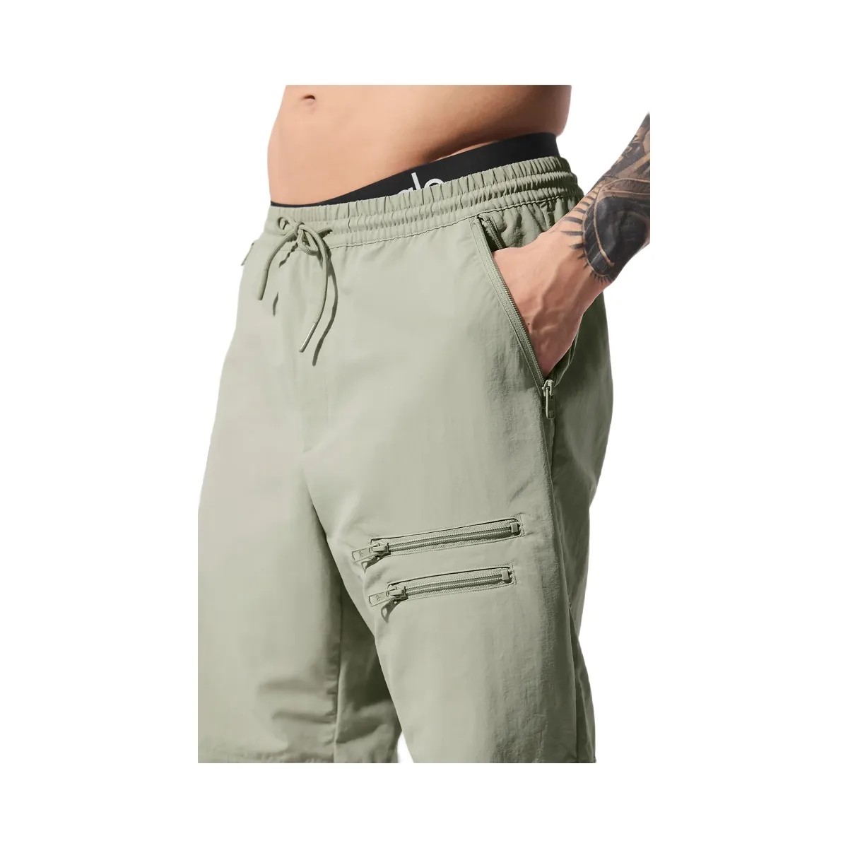 Alo Men's Takeaway Track Pant - Limestone - HypeFly India View 3