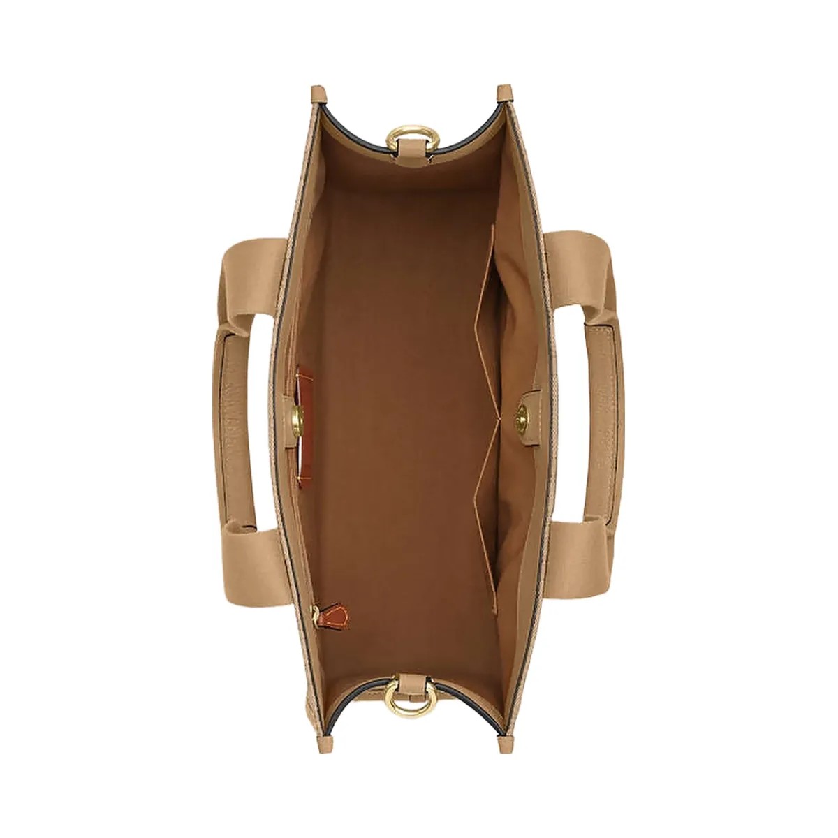 Coach Smith Tote Bag In Signature Jacquard Signature Jacquard-Gold-Light Khaki Multi - HypeFly India View 2