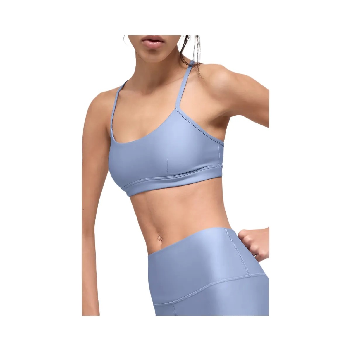 Alo Women's Airlift Intrigue Bra - Winter Frost - HypeFly India View 2