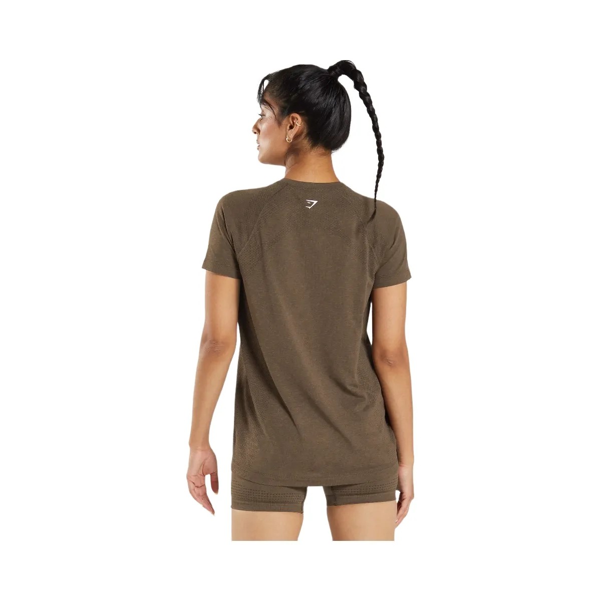 Gymshark Vital Light T-Shirt - Espresso Marl - HypeFly India View 3