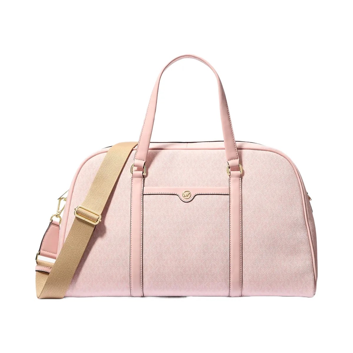Michael Kors Jet Set Travel Extra-Large Signature Logo Weekender Bag Lt Powder Blush - HypeFly India View 1