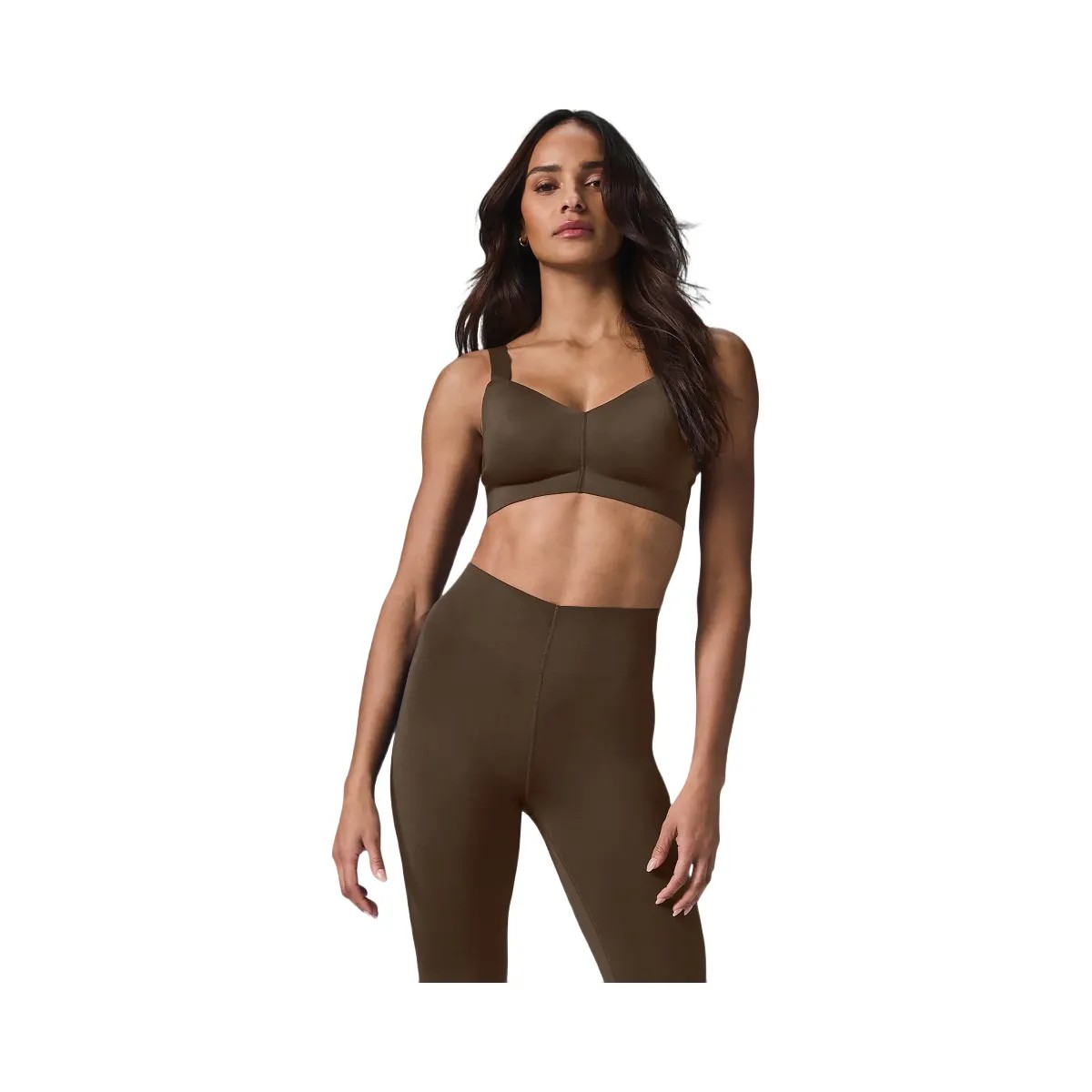 Alo Women's Airlift Strength Bra - Espresso - HypeFly India View 1