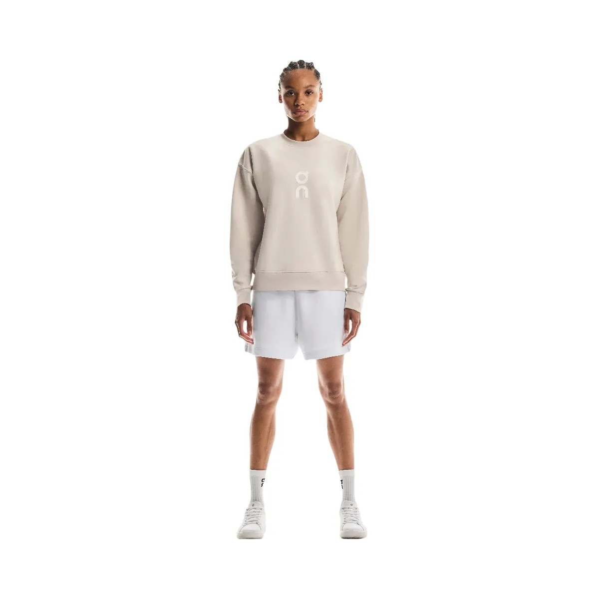 On Club Crew Graphic Silver - HypeFly India View 2