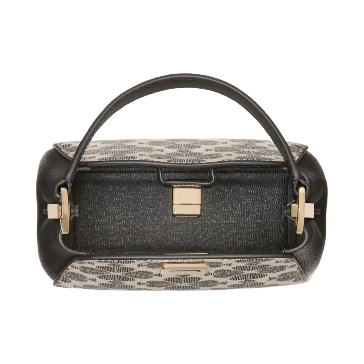 Kate Spade Flower Pvc Mini Top Handle Crossbody Black Multi - HypeFly India View 4