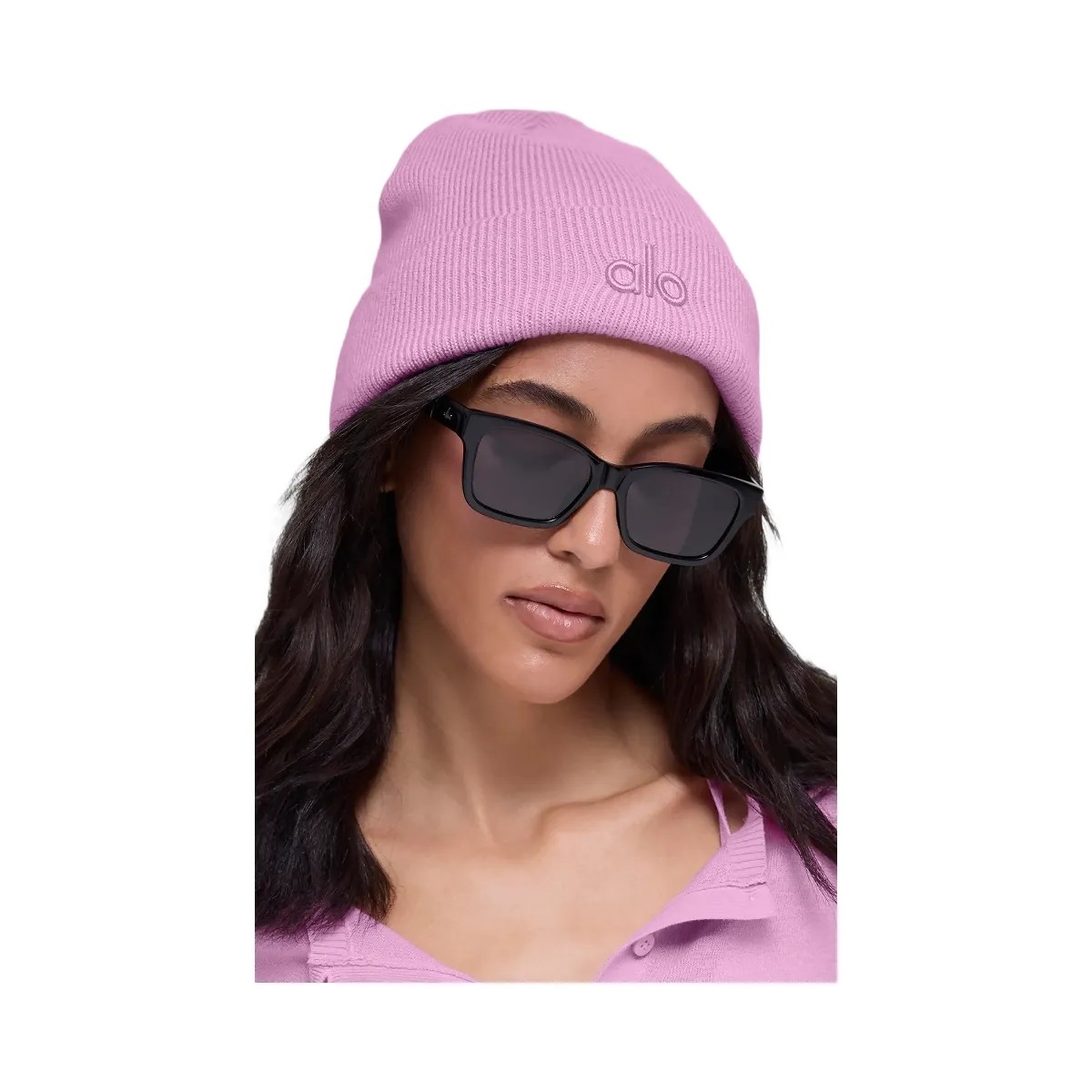 Alo Notable Beanie - Candy Heart Pink - HypeFly India View 2