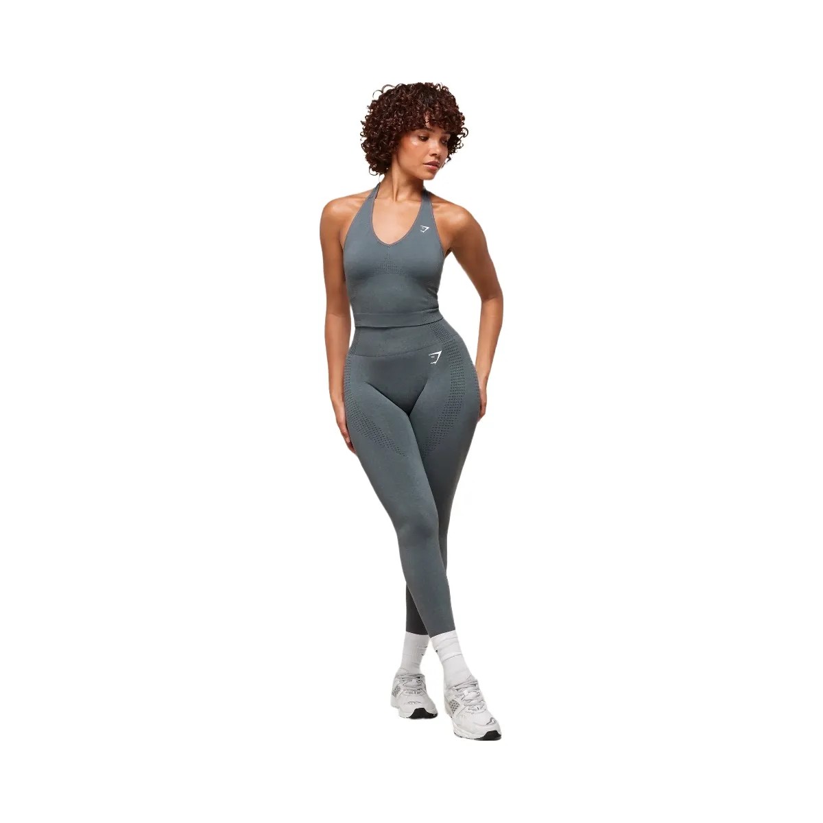 Gymshark Vital Soft Leggings - Strong Grey/Marl - HypeFly India View 1