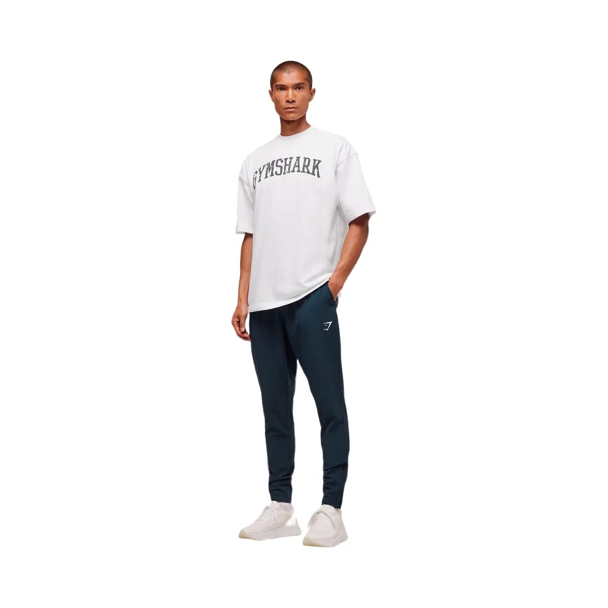 Gymshark Arrival Woven Tall Joggers - Navy - HypeFly India View 6