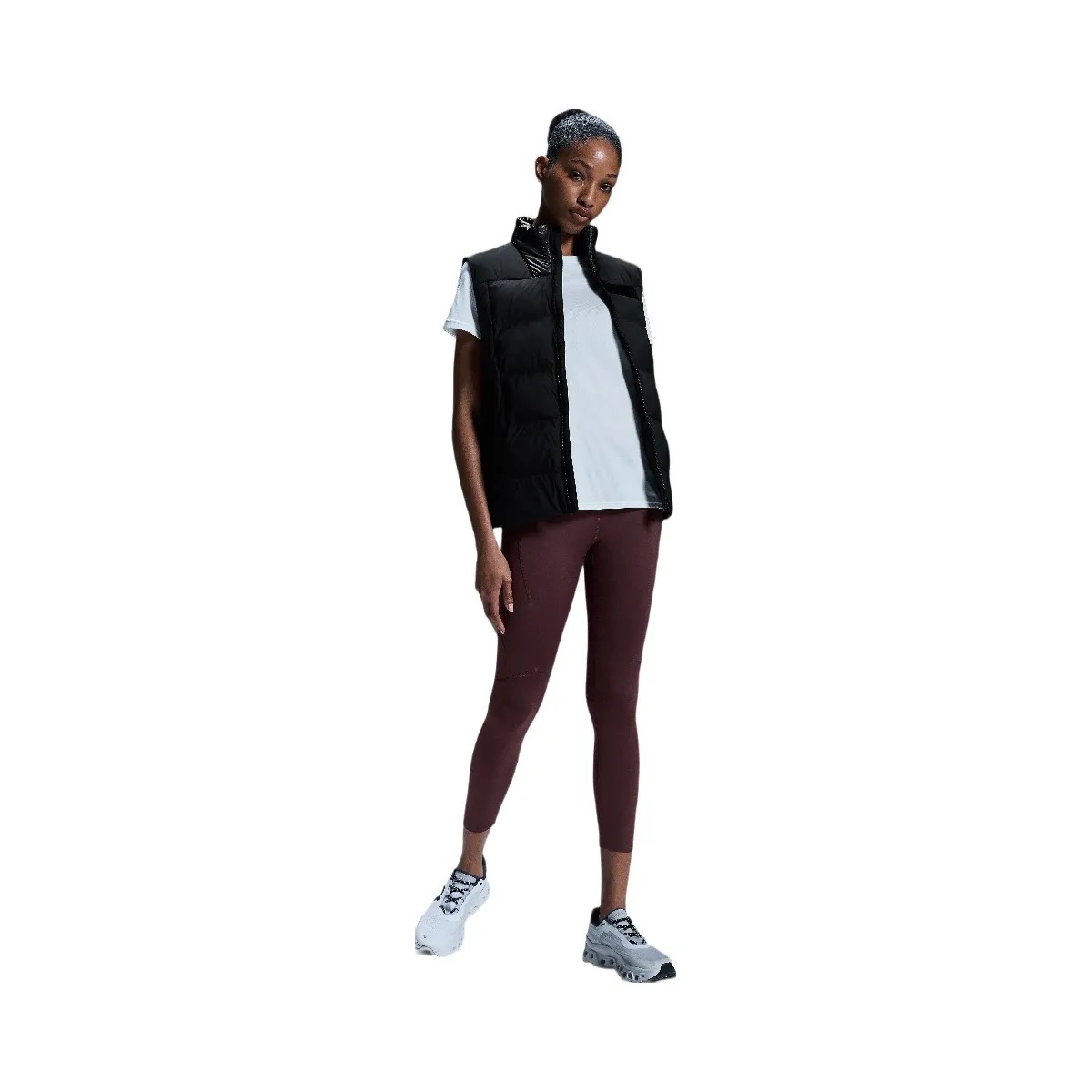 On Performance Tights 7/8 Mulberry  - HypeFly India View 3