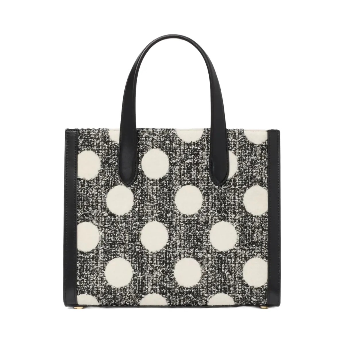 Kate Spade Manhattan Dot Tweed Small Tote Black Multi - HypeFly India View 6