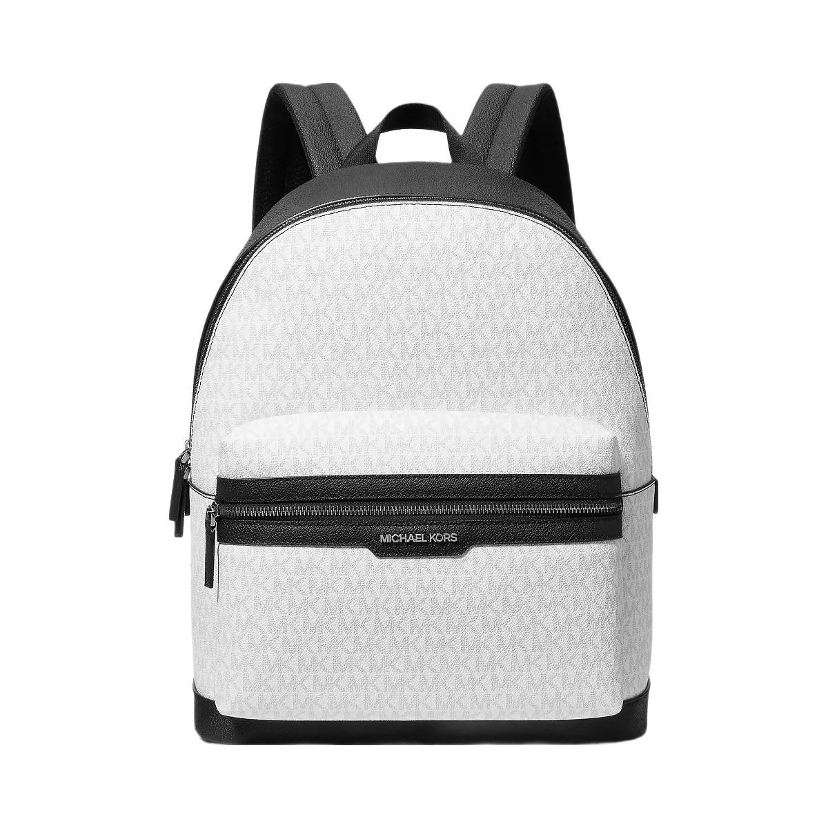Michael Kors Cooper Signature Logo Backpack Bright Wht - HypeFly India View 1