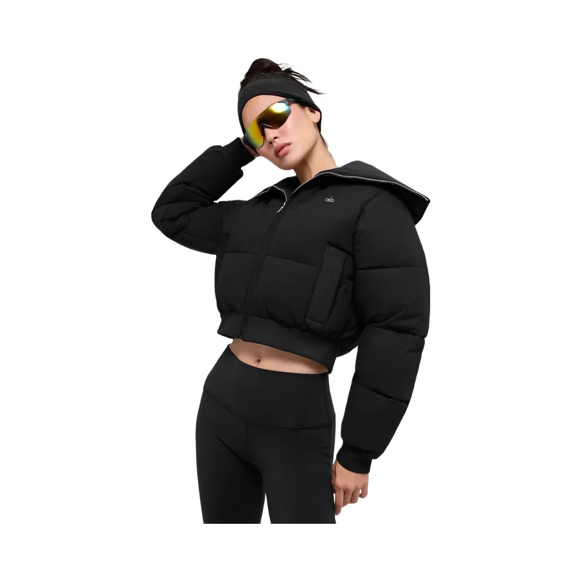 Alo Women's Captivate Puffer - Black - HypeFly India View 2