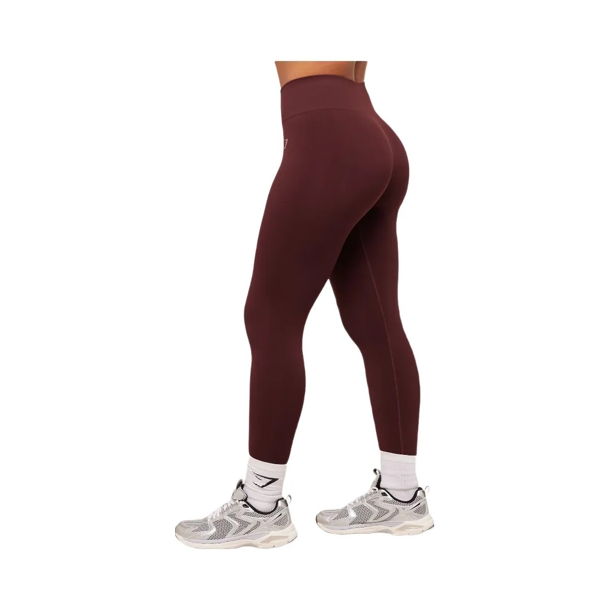 Gymshark Soft Sculpt Leggings - Rich Maroon - HypeFly India View 3