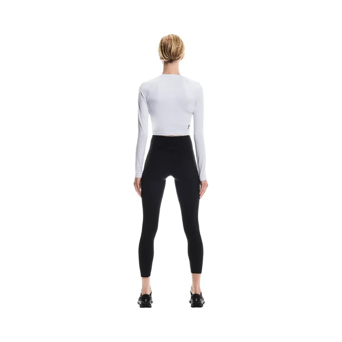 On Studio Long-T Crop White - HypeFly India View 2