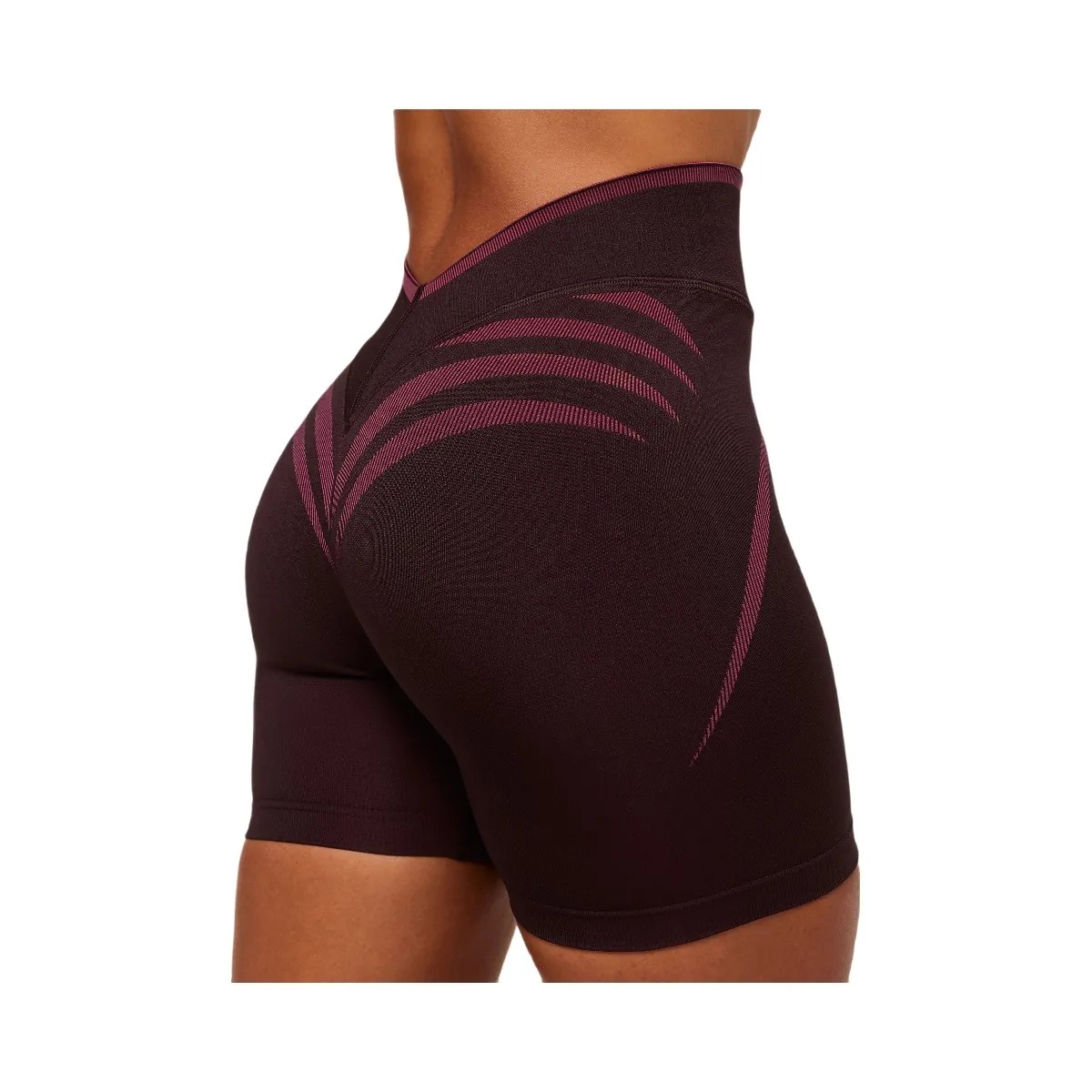 Gymshark Apex Lift Seamless Short - Cherry Purple/Build Pink - HypeFly India View 5