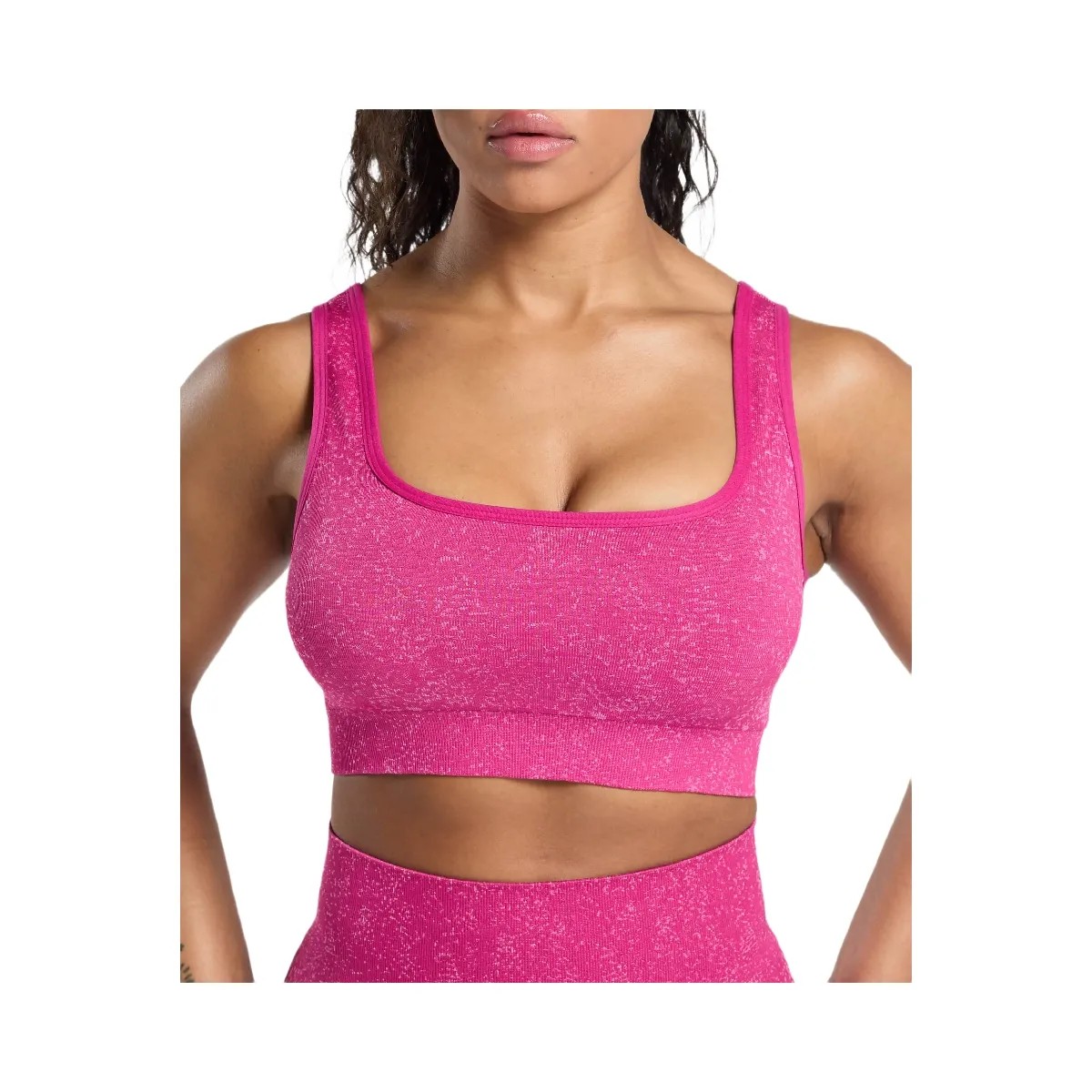 Gymshark Adapt Fleck Sports Bra - Winning Pink/Sour Pink - HypeFly India View 6
