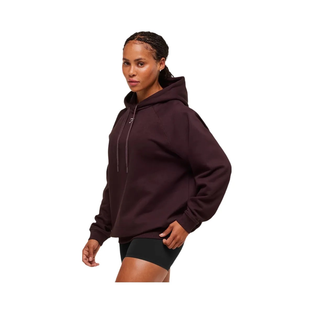 Gymshark Strength Department Oversized Hoodie - Cherry Purple - HypeFly India View 2