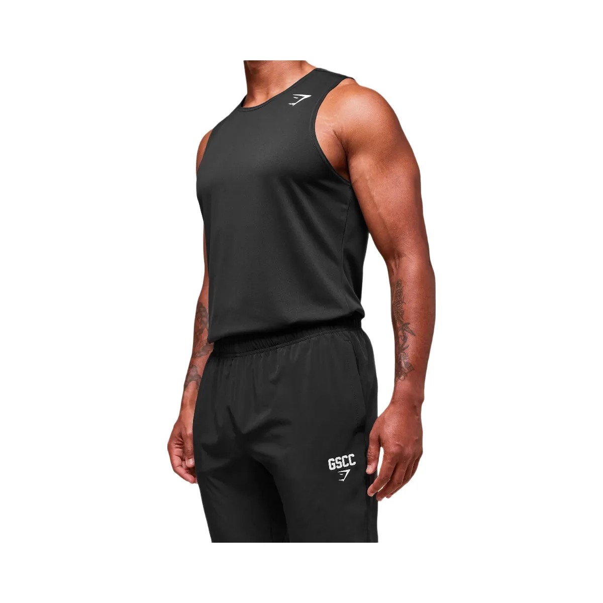 Gymshark Hybrid Athlete Woven Joggers - Black - HypeFly India View 5