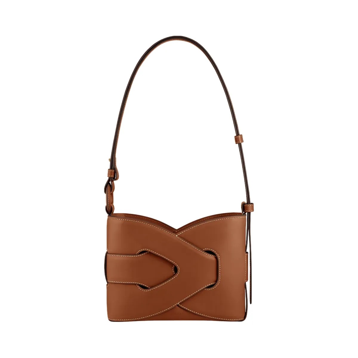 Polene Nodde Smooth Cognac - HypeFly India View 1
