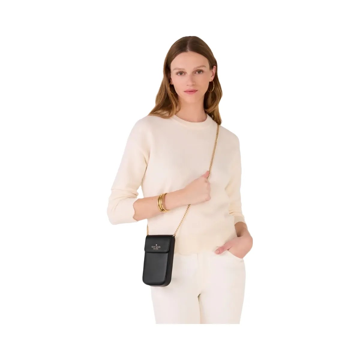 Kate Spade Madison Phone Crossbody Black - HypeFly India View 2