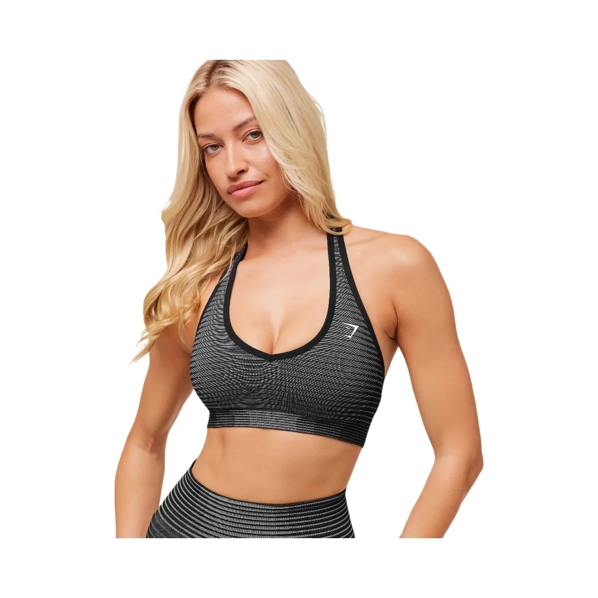 Gymshark Sport Seamless Sports Bra - GS Onyx Grey/GS Black - HypeFly India View 5