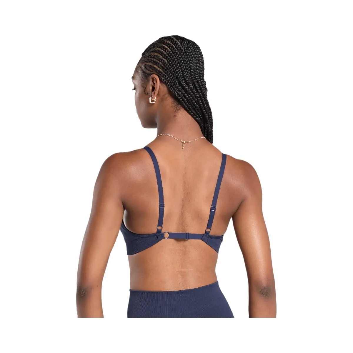 Gymshark Vital Sports Bra - Heavy Blue Marl - HypeFly India View 2