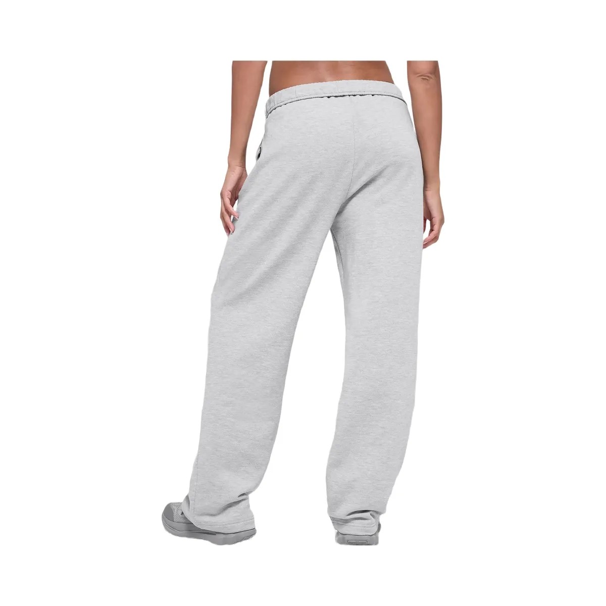 Alo Women's Accolade Straight Leg Sweatpant - Athletic Heather Grey - HypeFly India View 1