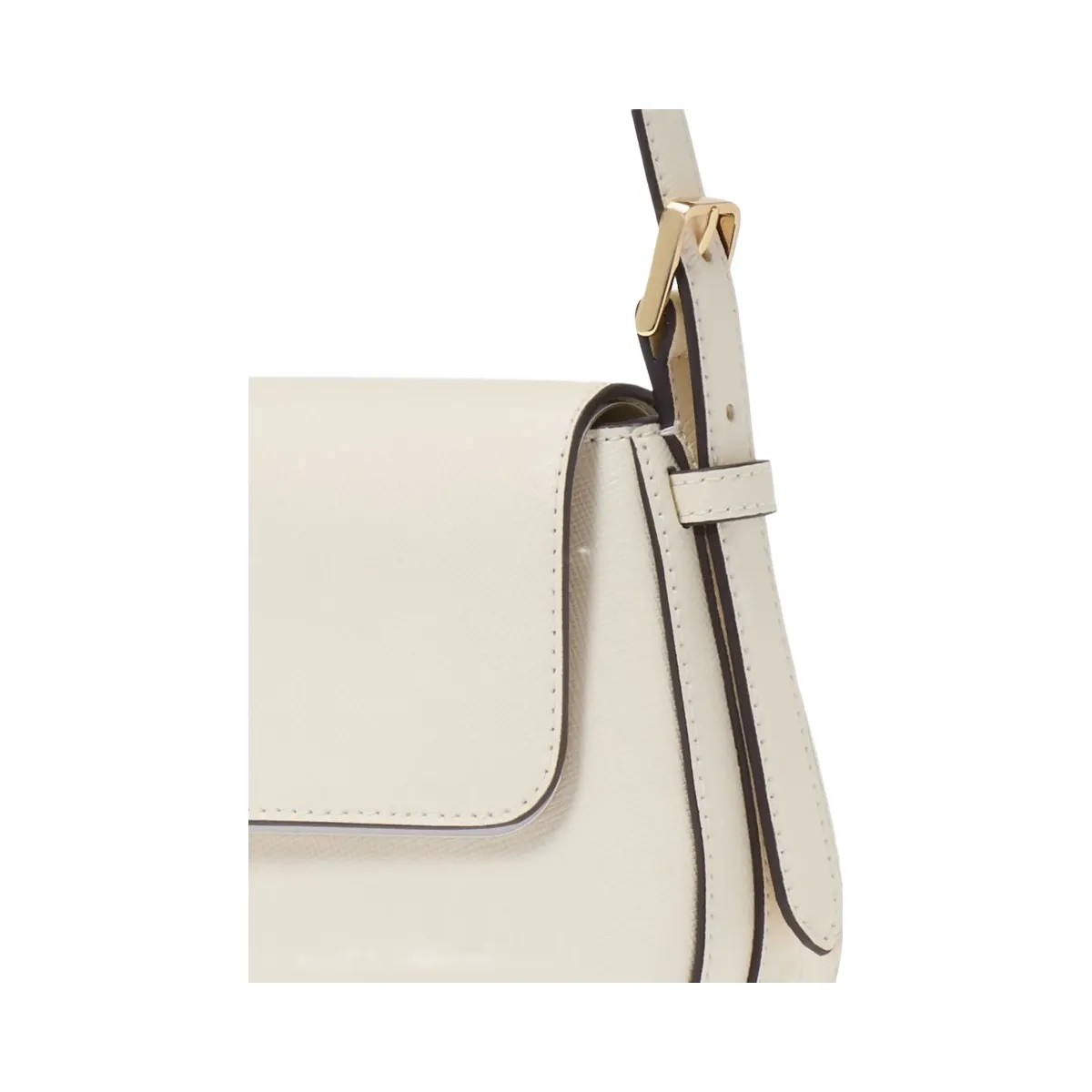 Kate Spade Madison Saffiano Leather Small Flap Shoulder Bag Meringue - HypeFly India View 5