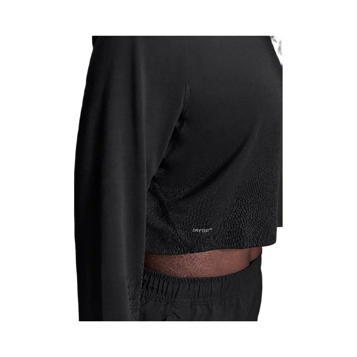 On Active Long-T Crop Black - HypeFly India View 5