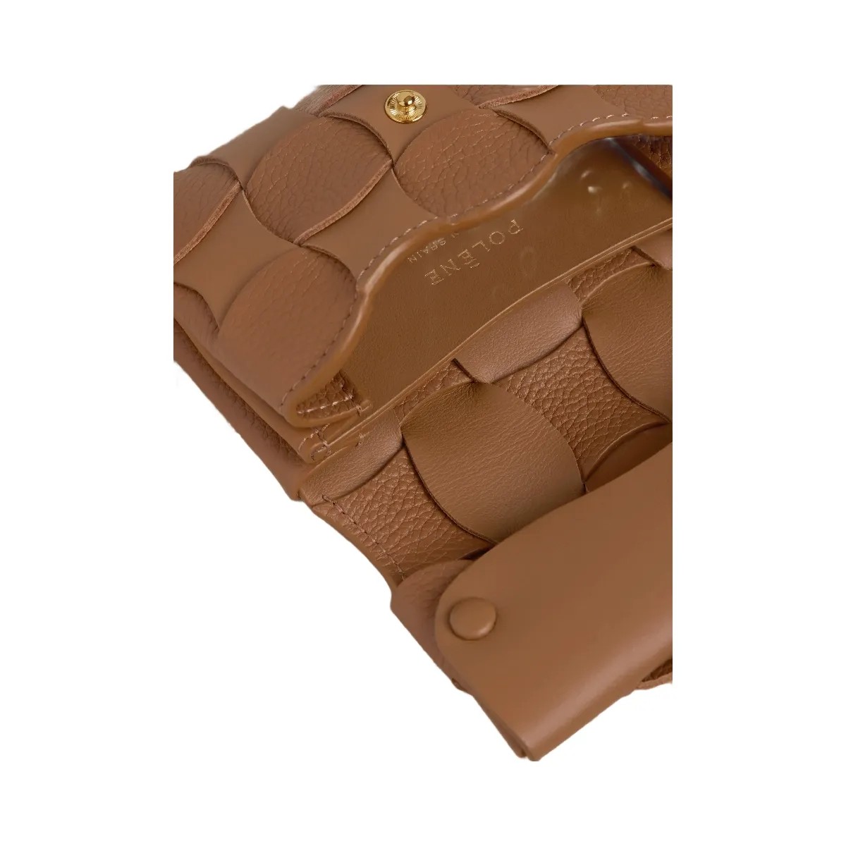 Polene Neiti Card Holder Duo Camel - HypeFly India View 4