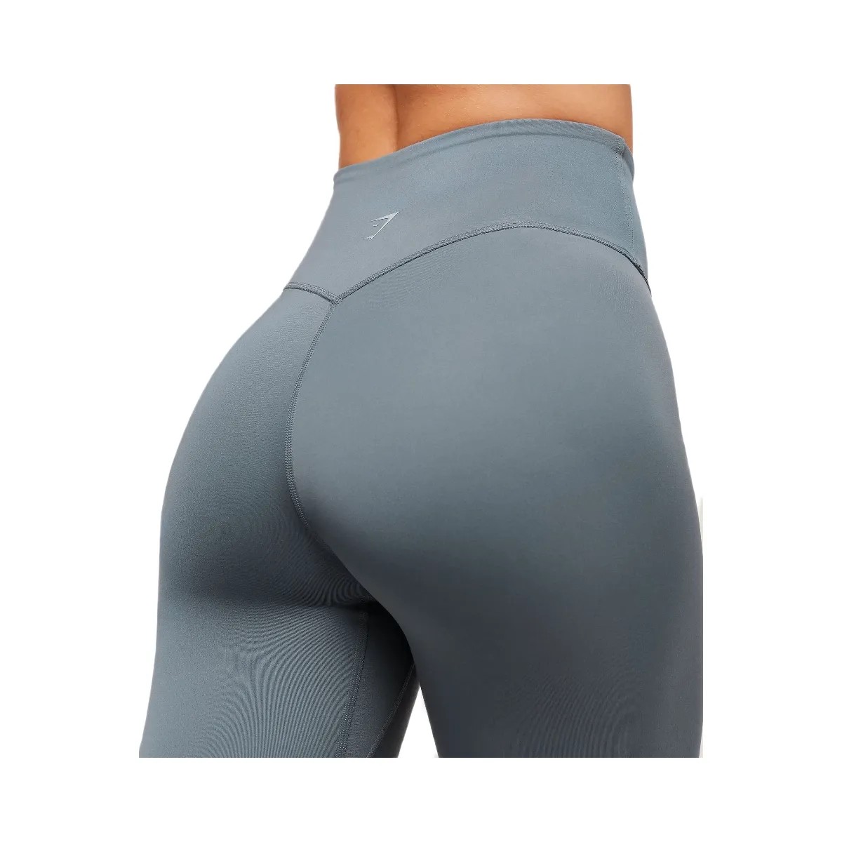 Gymshark Wordmark Waistband Leggings - Iron Blue - HypeFly India View 5