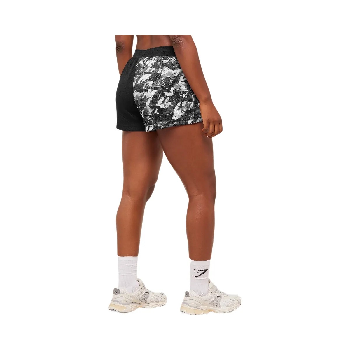 Gymshark Lifting Club Mesh Shorts - Black/White - HypeFly India View 2