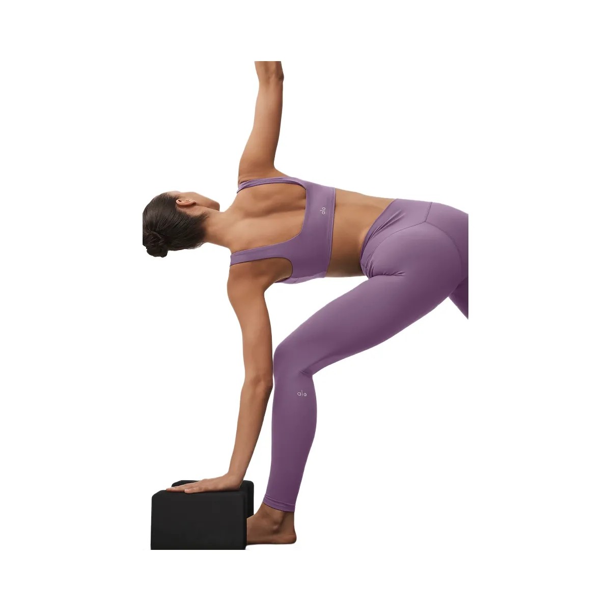 Alo Women's Softsculpt High-Waist Legging - Plum Kiss - HypeFly India View 3
