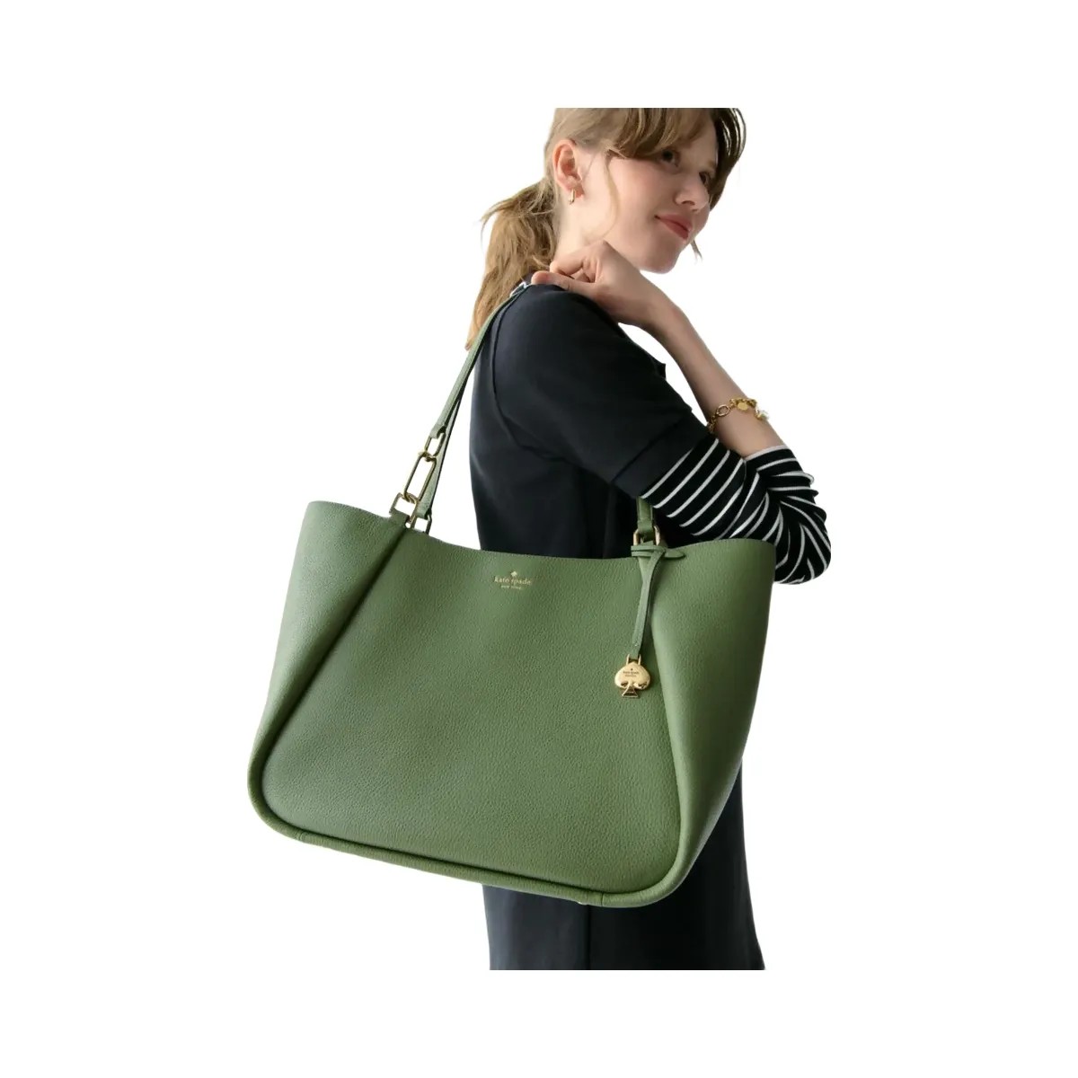 Kate Spade Kayla Large Tote Cedar Stand - HypeFly India View 2