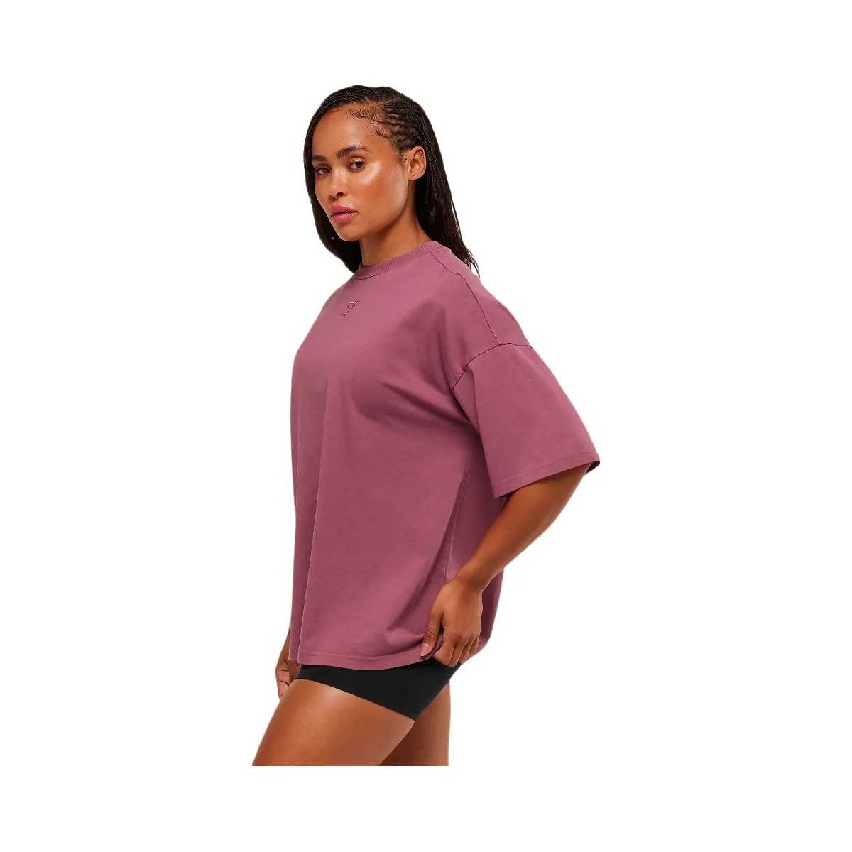 Gymshark Power Washed Oversized T-Shirt - Reset Pink/Acid Wash Small Ball - HypeFly India View 2