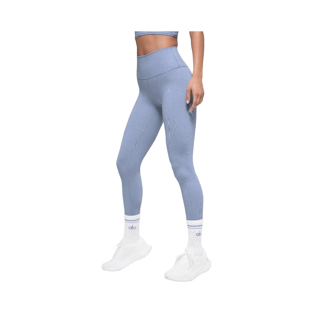 Alo Women's 7/8 High-Waist Airbrush Legging - Winter Frost - HypeFly India View 1