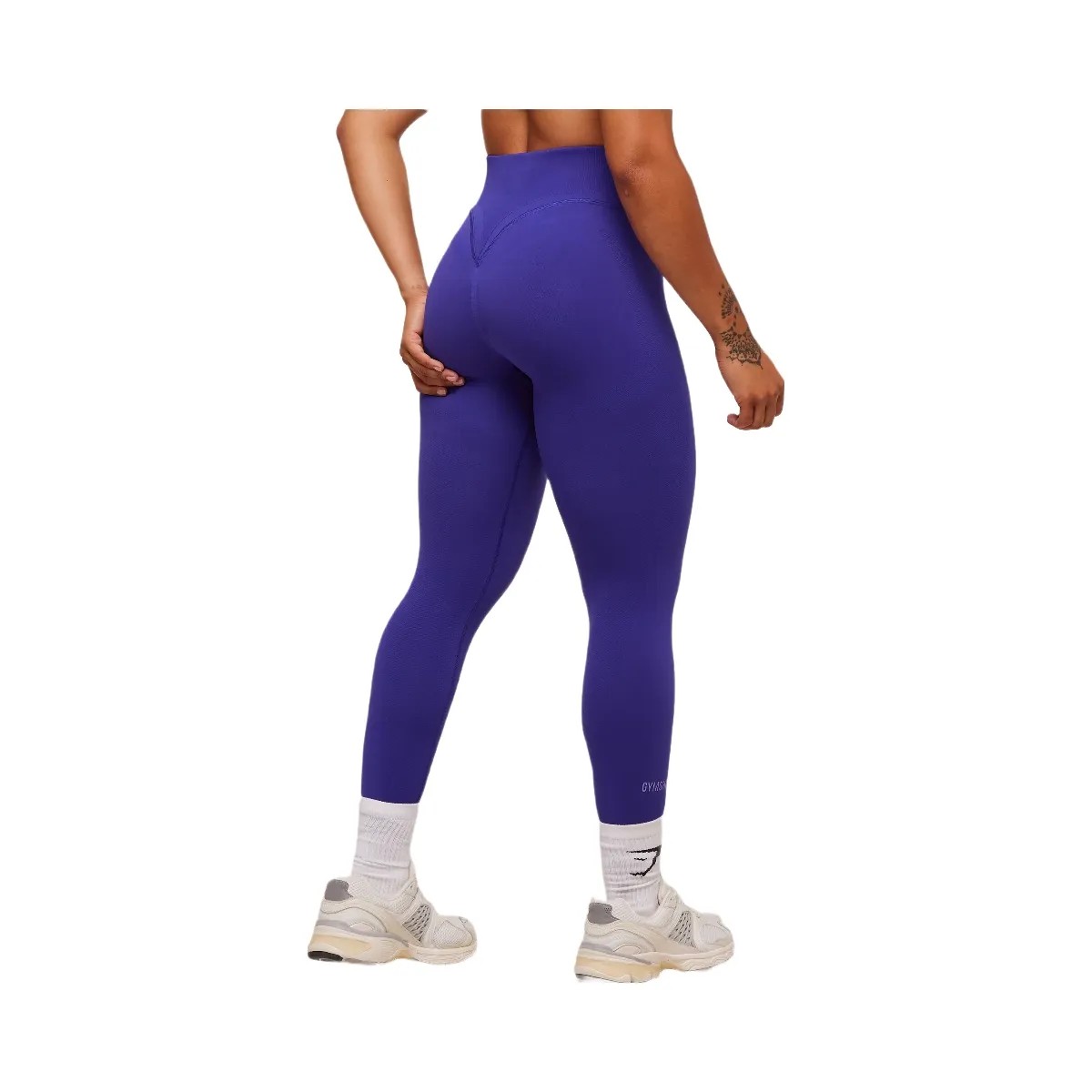 Gymshark Activate Seamless Leggings - Cobalt Purple - HypeFly India View 3