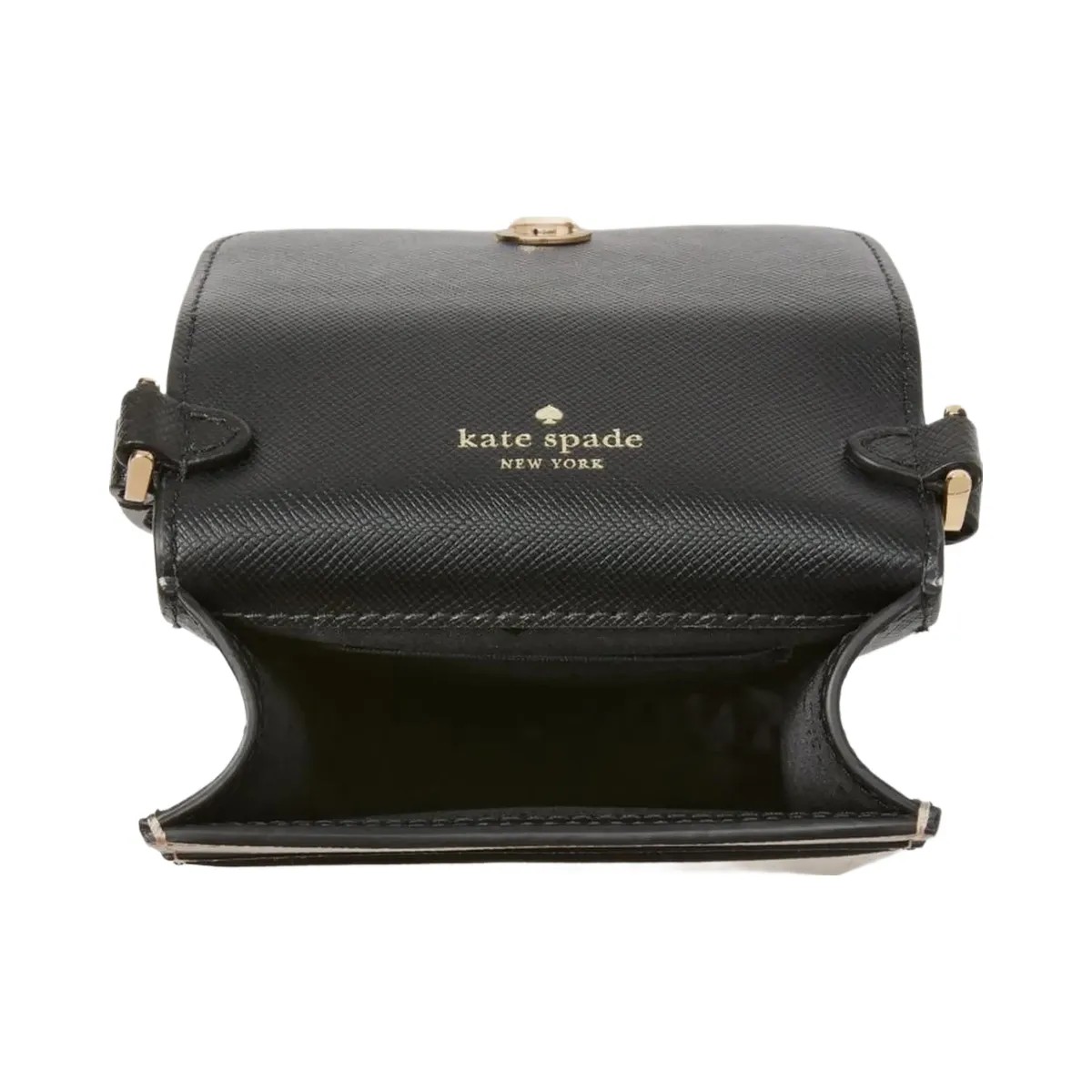 Kate Spade Madison North South Flap Phone Crossbody Toasted Hazelnut Multi - HypeFly India View 4