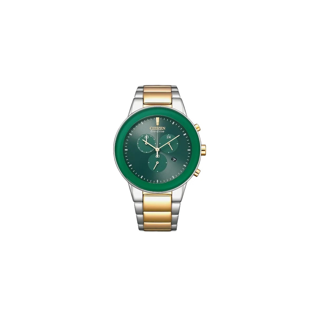 Citizen Eco-Drive Gents Watch Green Dial - HypeFly India View 1