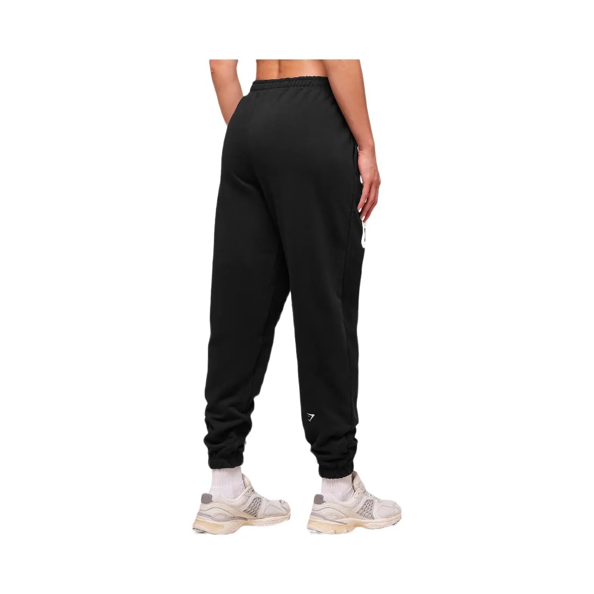 Gymshark Campus Graphic Oversized Jogger - Black - HypeFly India View 2