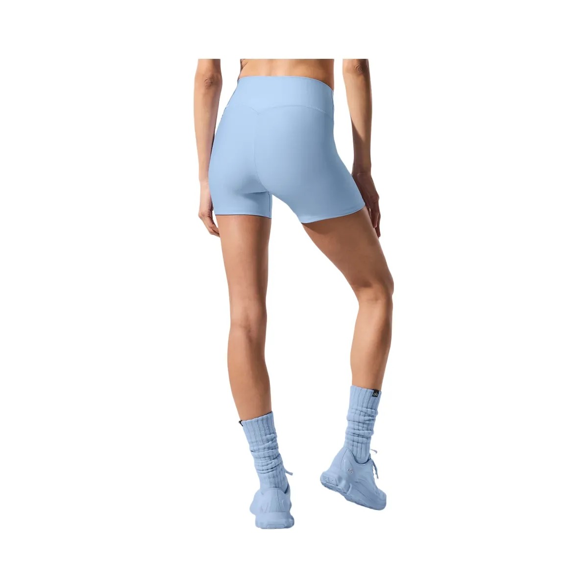 Alo Women's 5" Airlift Energy Short - Seashell Blue - HypeFly India View 4