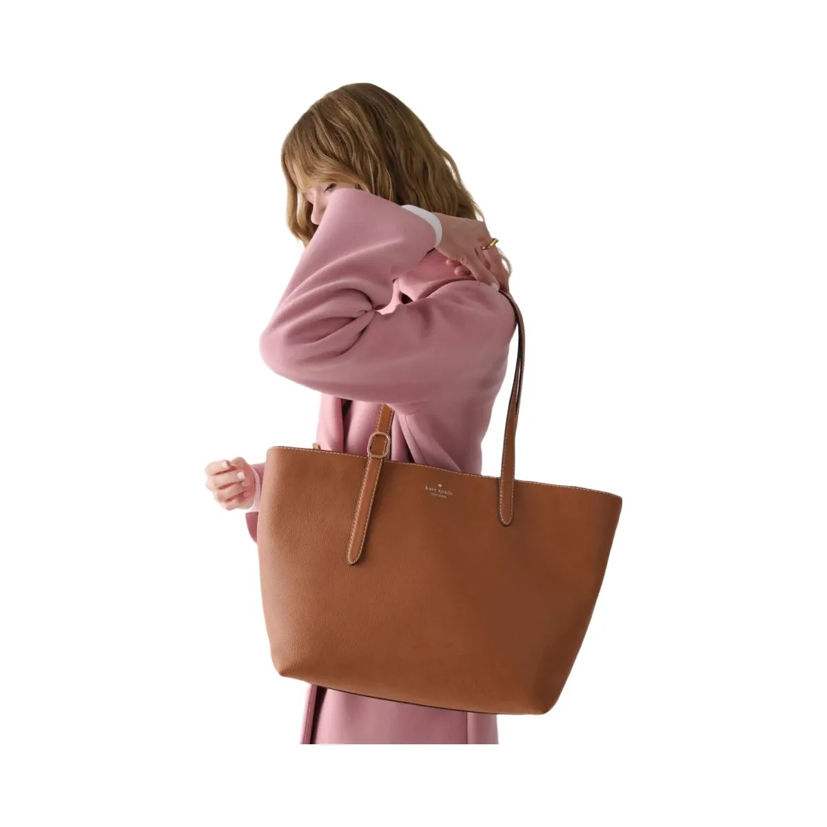 Kate Spade 454 Large Tote Warm Gingerbread - HypeFly India View 2