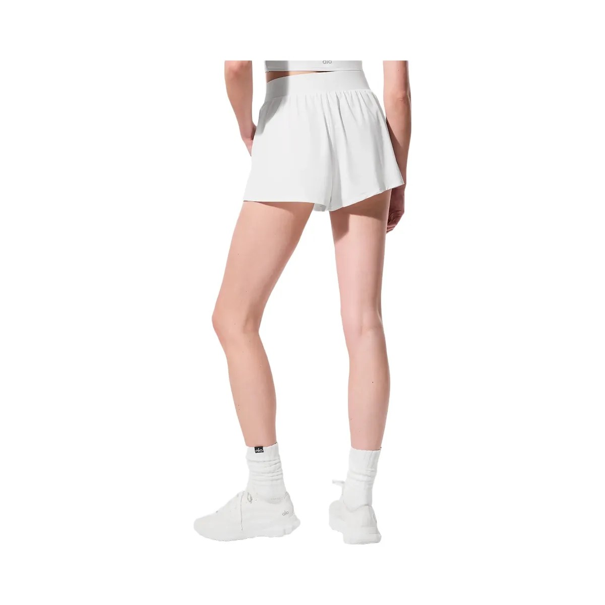Alo Women's Breezy Short - White - HypeFly India View 3