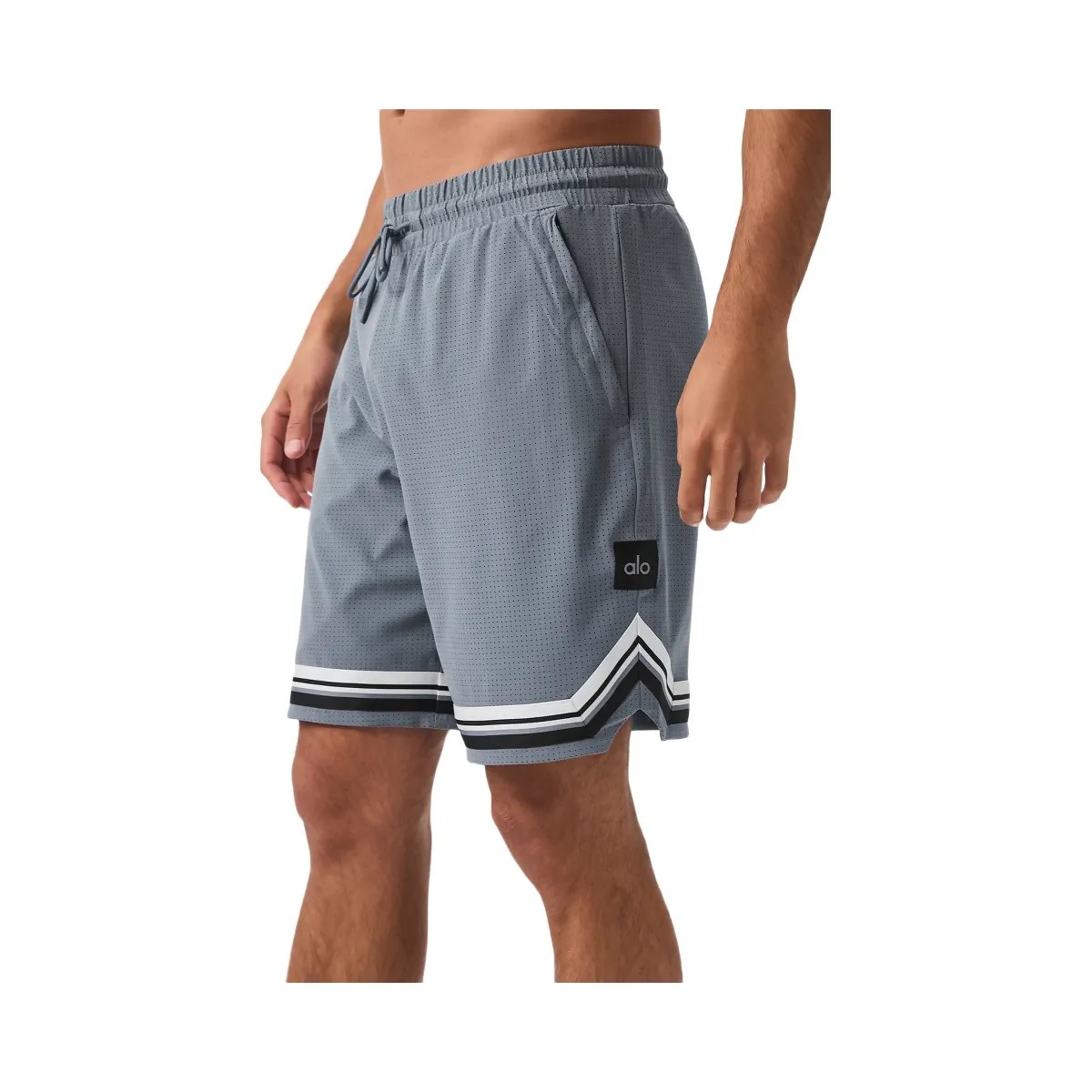 Alo Men's 9" Traction Arena Short - Steel Grey - HypeFly India View 2
