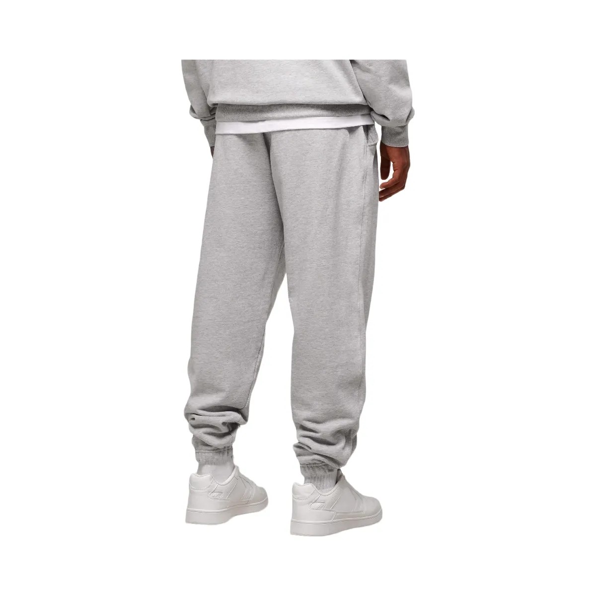 Gymshark GSLC Joggers - Light Grey Core Marl - HypeFly India View 2