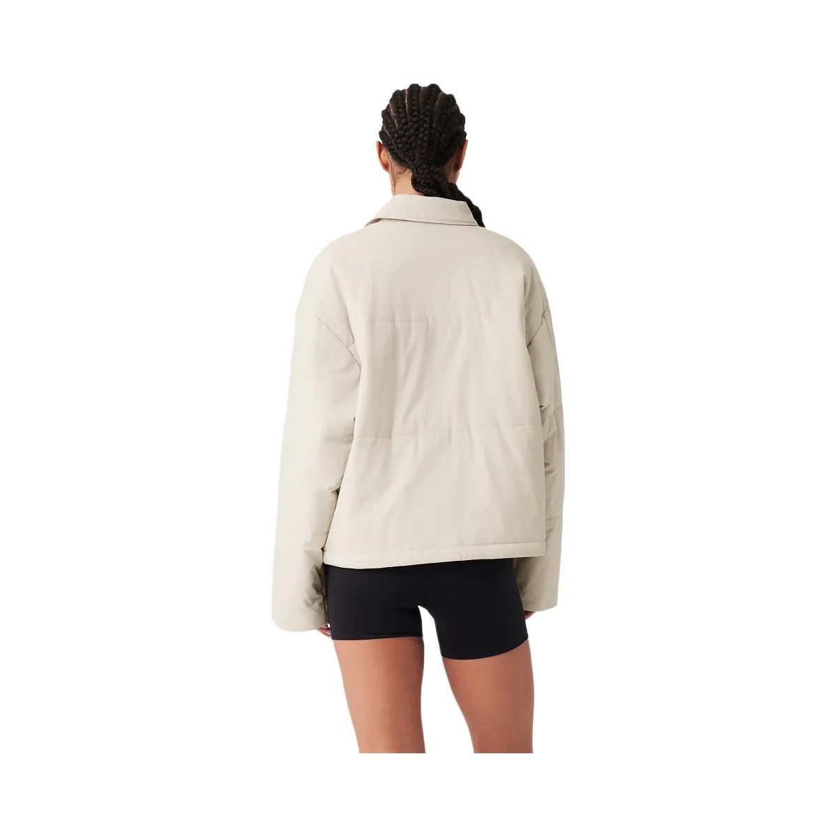 Alo Women's Voyage Utility Cargo Jacket - Bone - HypeFly India View 2