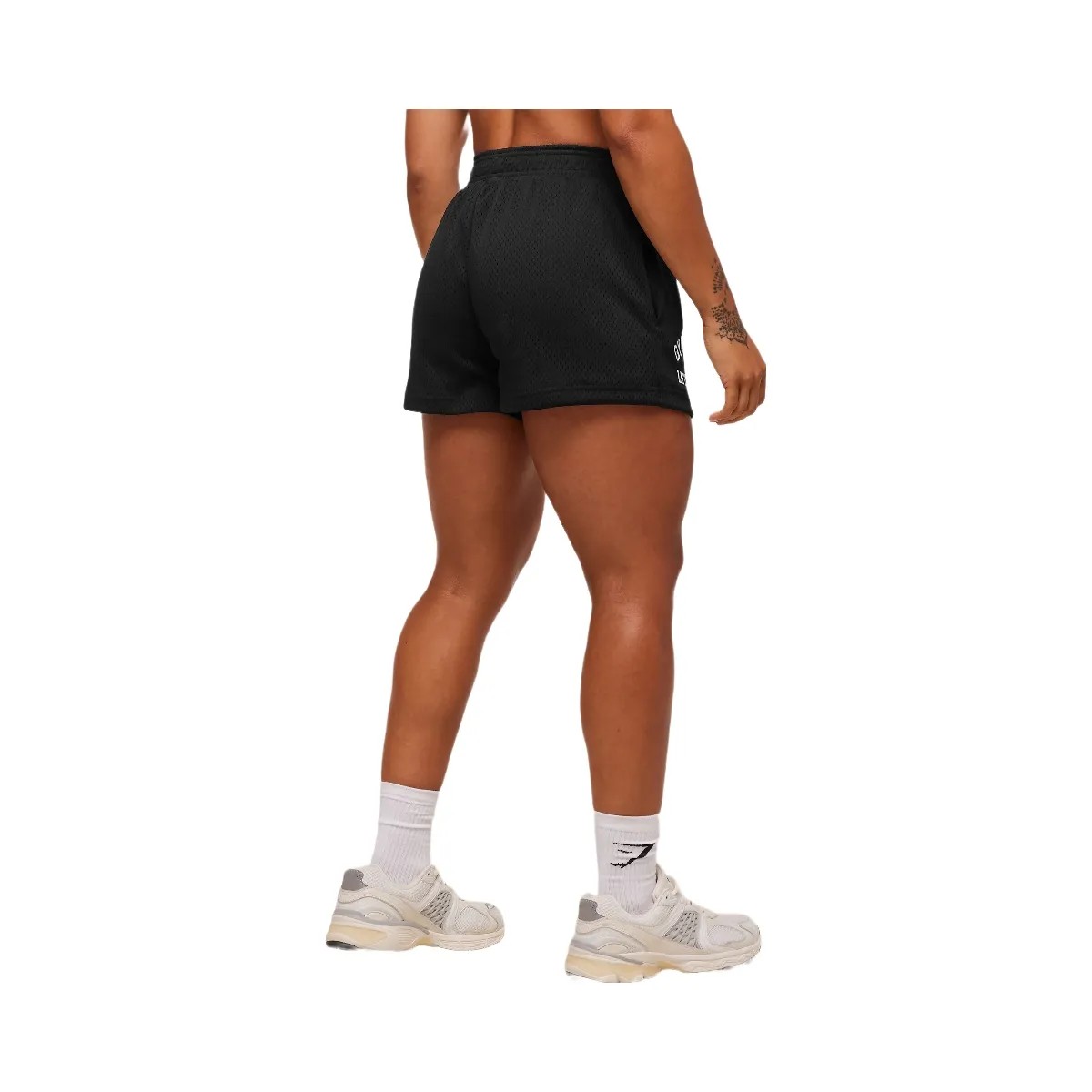Gymshark Lifting Club Mesh Shorts - Black - HypeFly India View 2