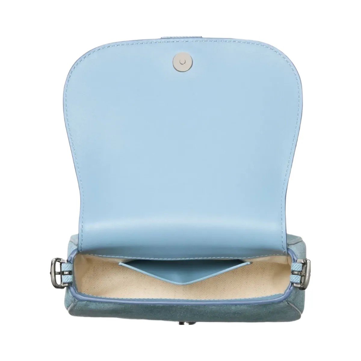 Kate Spade Nouveau Mini Saddle Bag Blue Multi - HypeFly India View 3