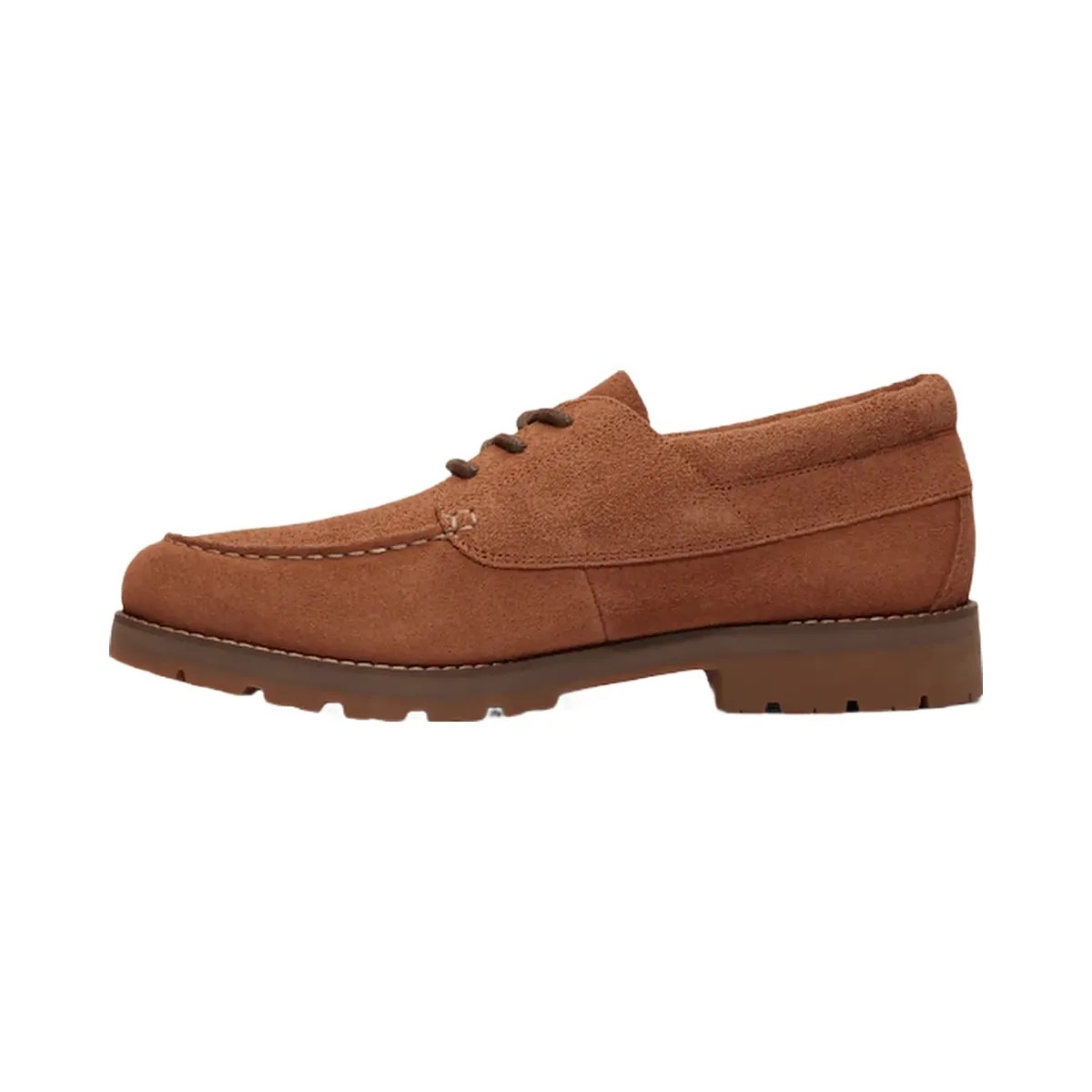 Timberland Britton Square Lace-Up Shoe Rust Suede Men'S - HypeFly India View 5