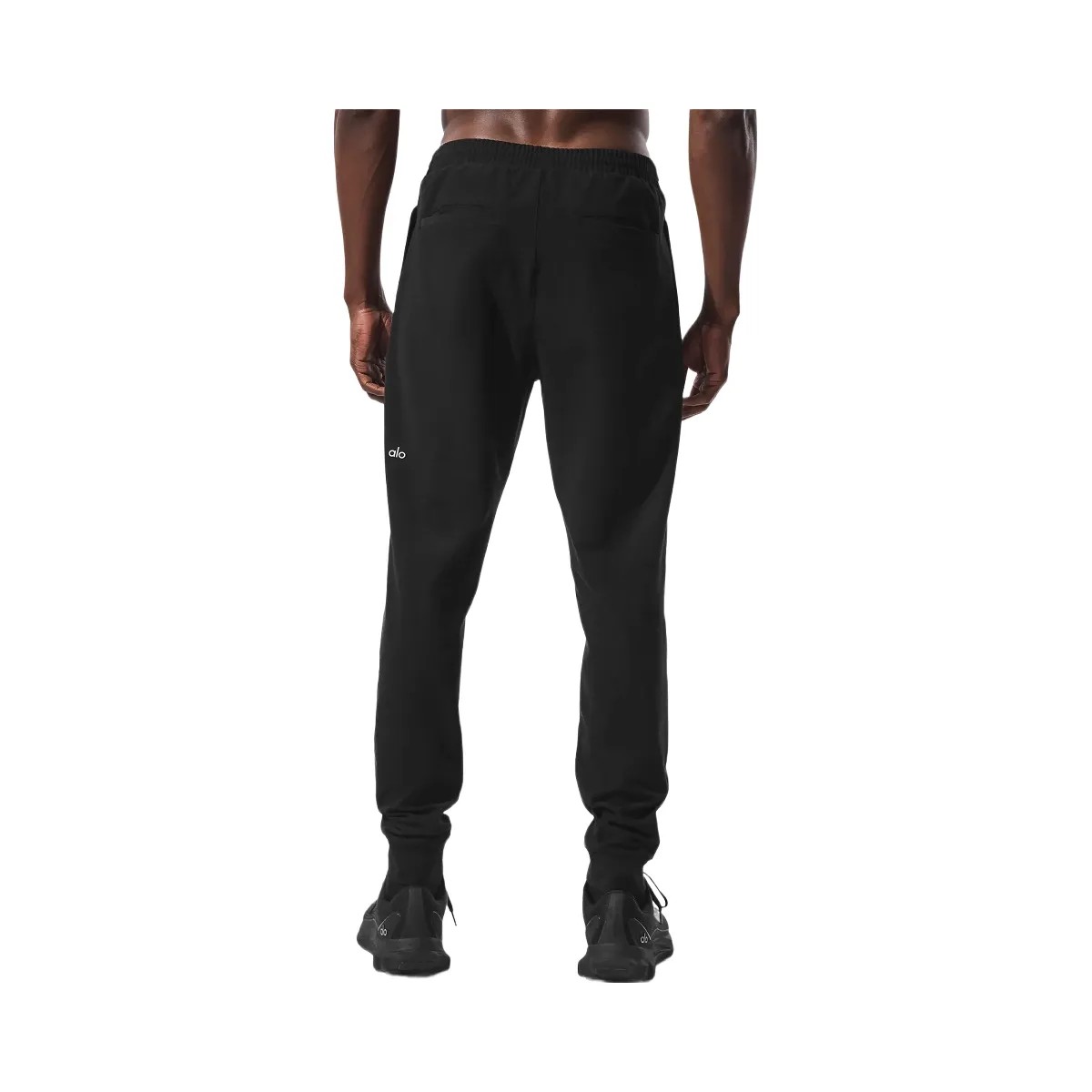 Alo Men's Conquer Max Performance Jogger - Black - HypeFly India View 3