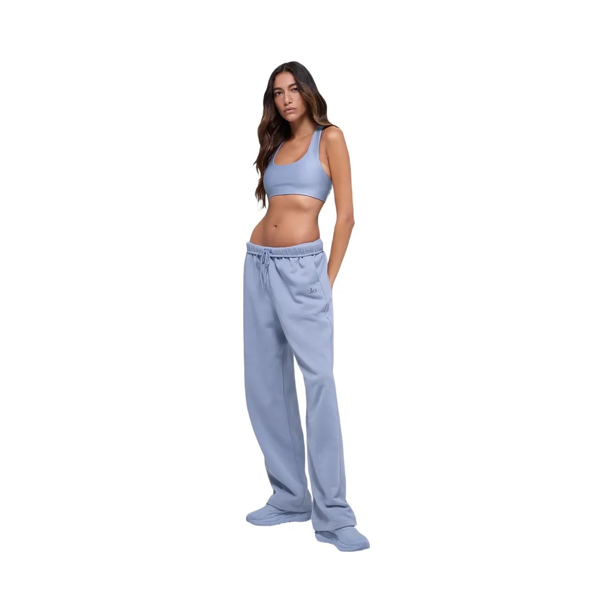 Alo Accolade Straight Leg Sweatpant - Winter Frost - HypeFly India View 5